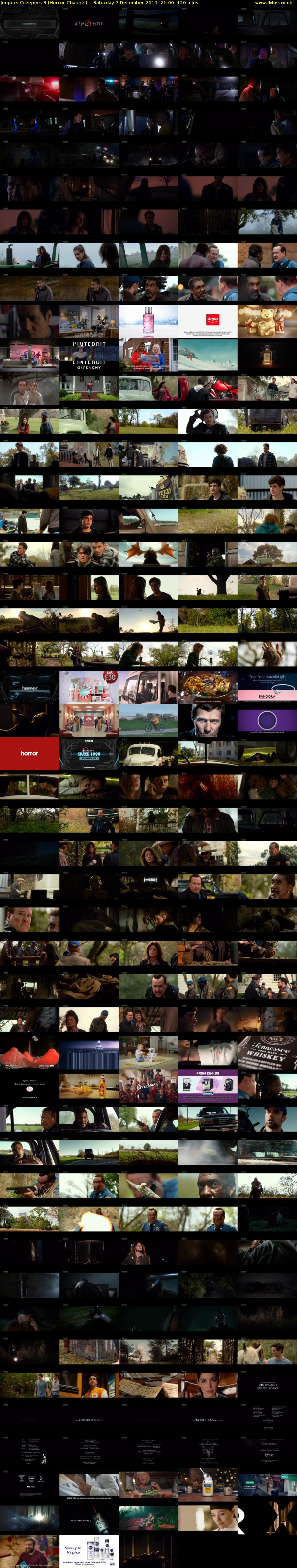 Jeepers Creepers 3 (Horror Channel) Saturday 7 December 2019 21:00 - 23:00