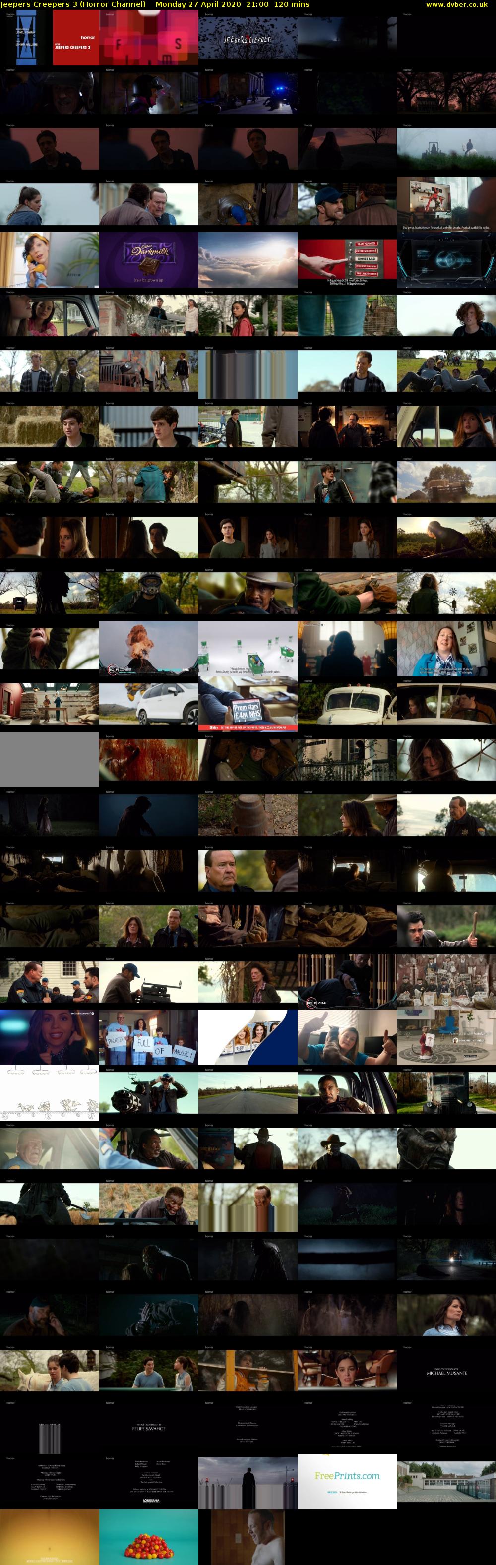 Jeepers Creepers 3 (Horror Channel) Monday 27 April 2020 21:00 - 23:00