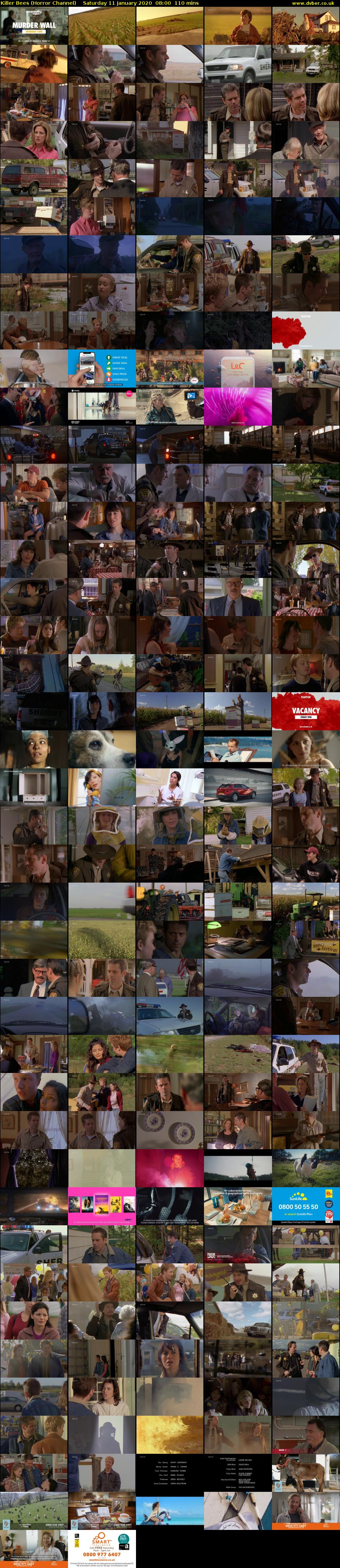 Killer Bees (Horror Channel) Saturday 11 January 2020 08:00 - 09:50