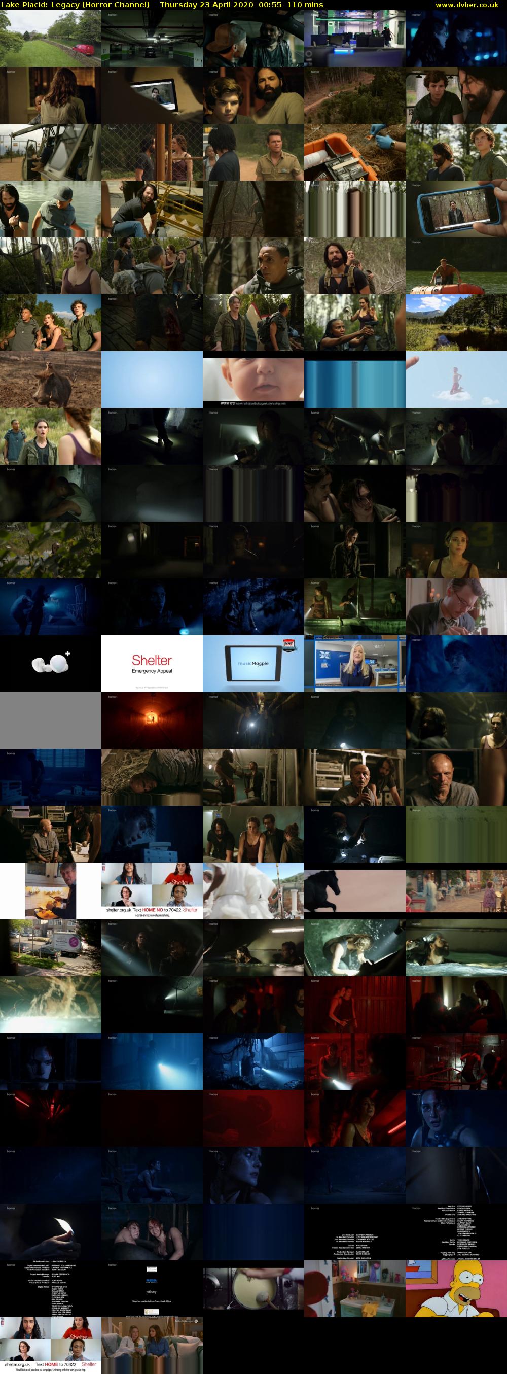 Lake Placid: Legacy (Horror Channel) Thursday 23 April 2020 00:55 - 02:45