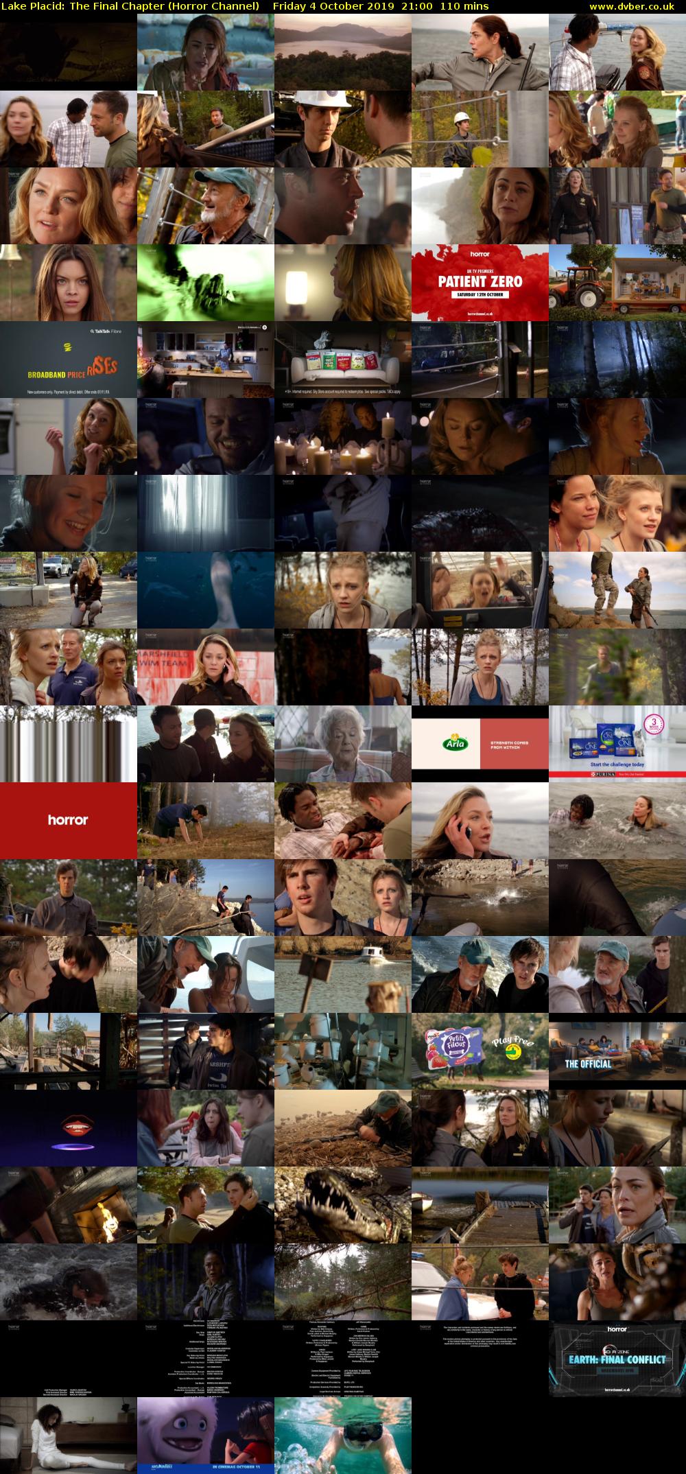 Lake Placid: The Final Chapter (Horror Channel) Friday 4 October 2019 21:00 - 22:50