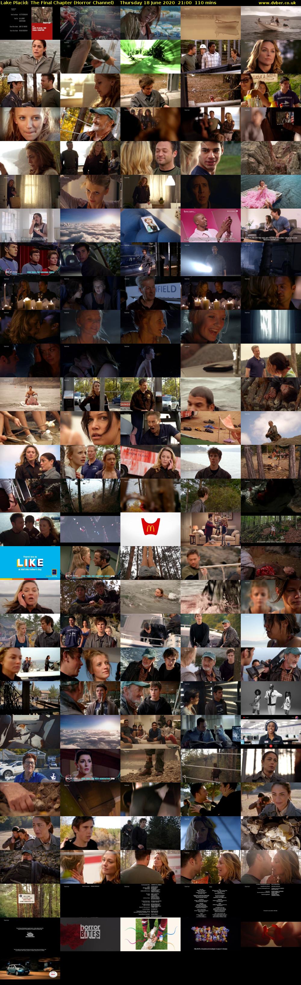 Lake Placid: The Final Chapter (Horror Channel) Thursday 18 June 2020 21:00 - 22:50