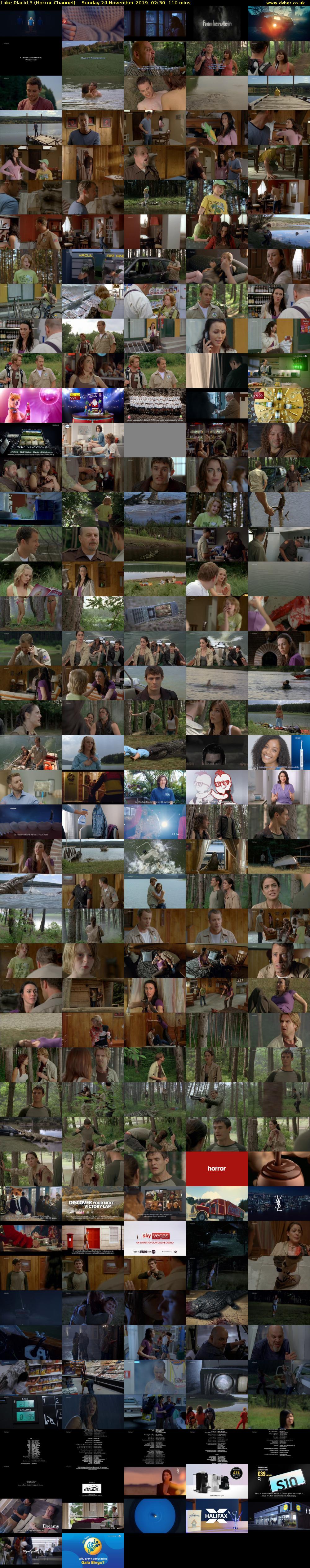 Lake Placid 3 (Horror Channel) Sunday 24 November 2019 02:30 - 04:20