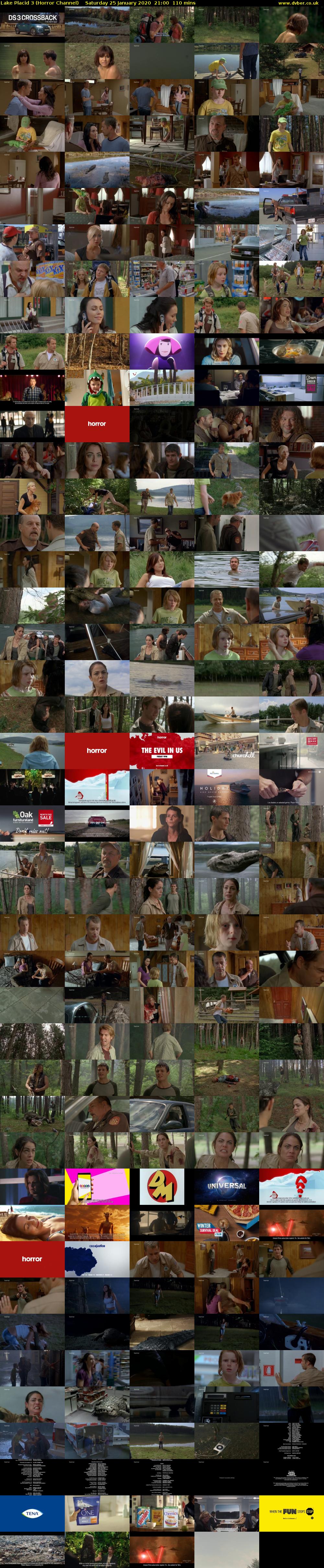 Lake Placid 3 (Horror Channel) Saturday 25 January 2020 21:00 - 22:50