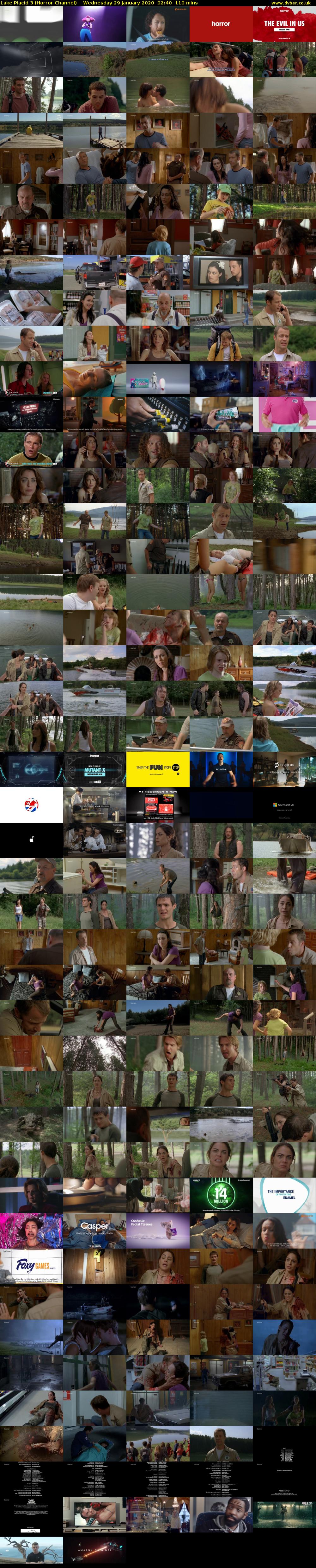 Lake Placid 3 (Horror Channel) Wednesday 29 January 2020 02:40 - 04:30