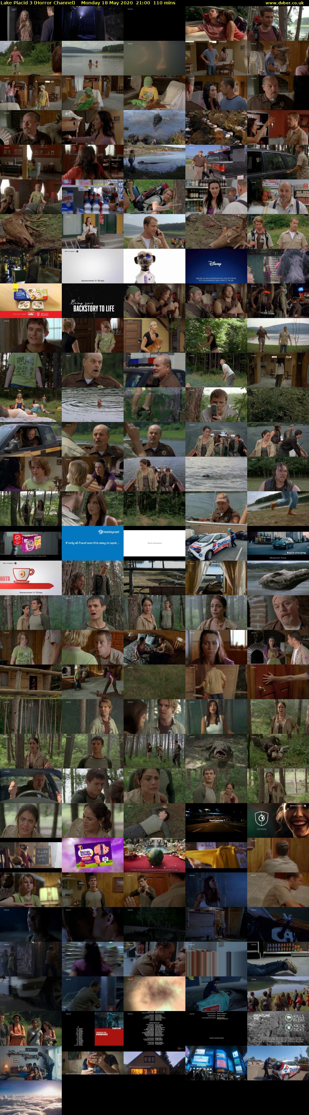 Lake Placid 3 (Horror Channel) Monday 18 May 2020 21:00 - 22:50