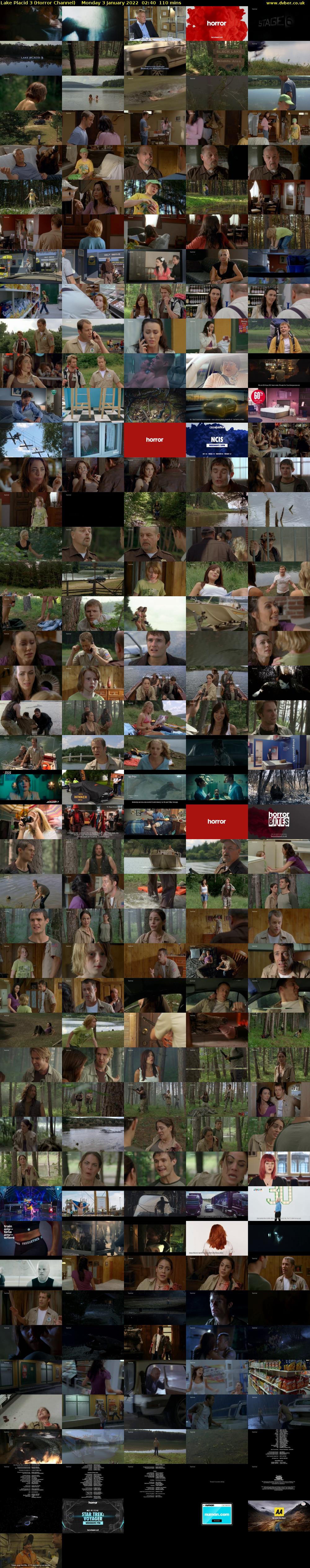 Lake Placid 3 (Horror Channel) Monday 3 January 2022 02:40 - 04:30