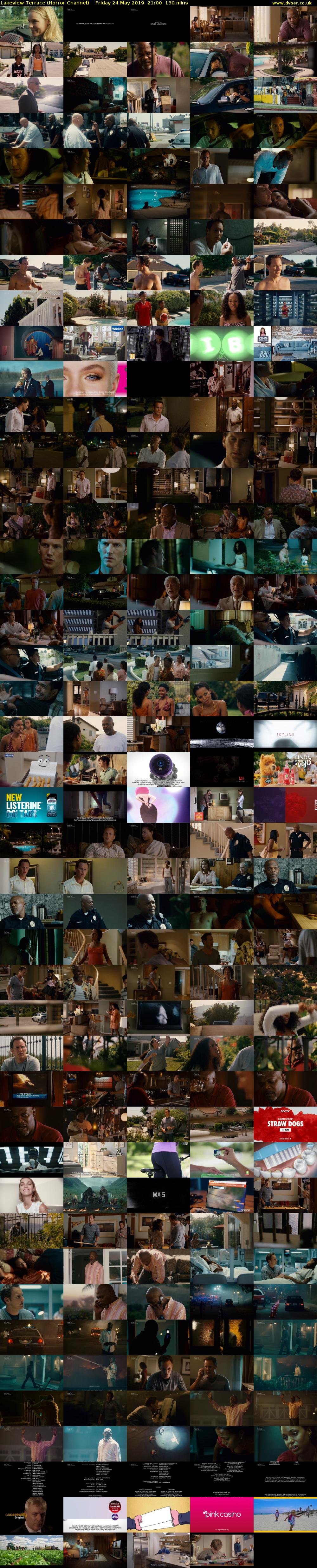 Lakeview Terrace (Horror Channel) Friday 24 May 2019 21:00 - 23:10