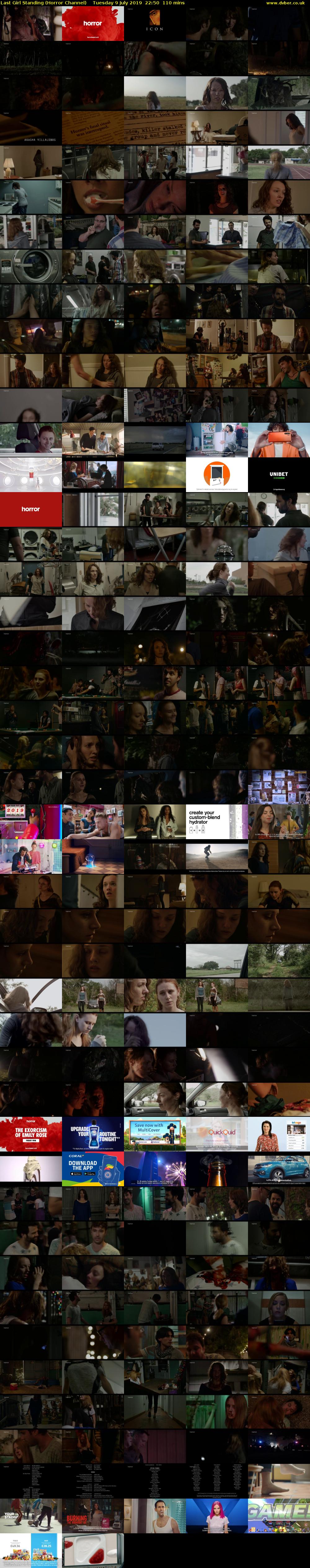 Last Girl Standing (Horror Channel) Tuesday 9 July 2019 22:50 - 00:40