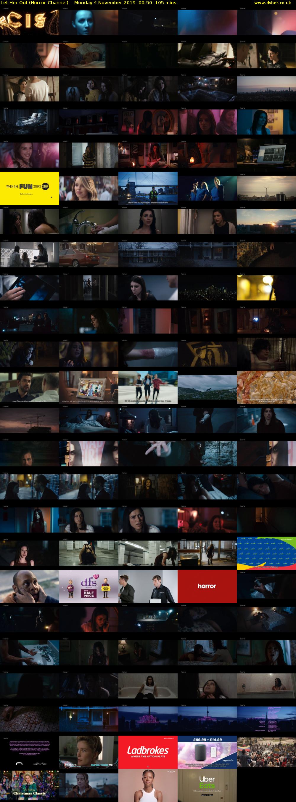 Let Her Out (Horror Channel) Monday 4 November 2019 00:50 - 02:35