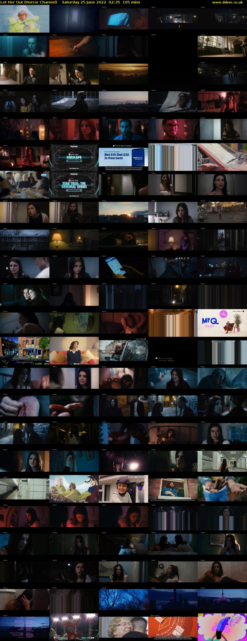 Let Her Out (Horror Channel) Saturday 25 June 2022 02:35 - 04:20