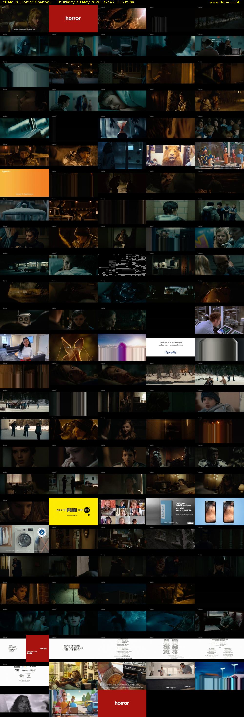 Let Me In (Horror Channel) Thursday 28 May 2020 22:45 - 01:00