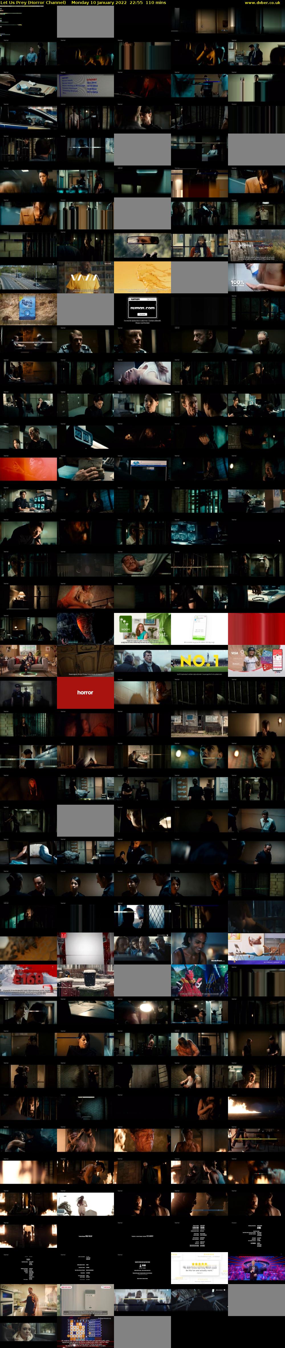 Let Us Prey (Horror Channel) Monday 10 January 2022 22:55 - 00:45