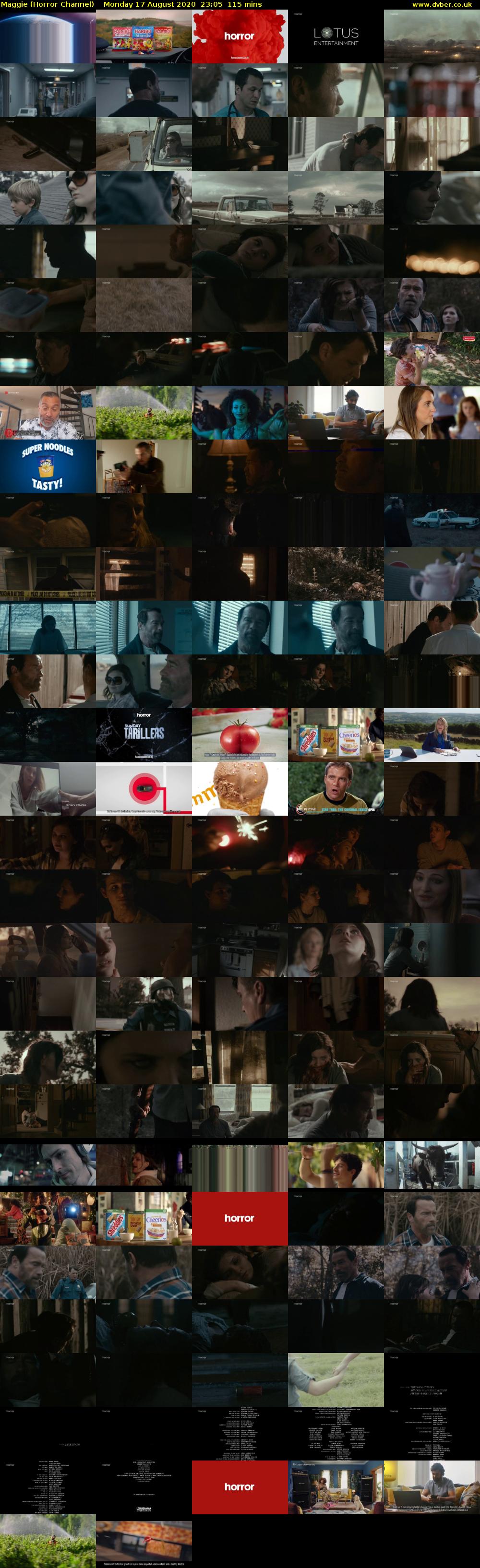 Maggie (Horror Channel) Monday 17 August 2020 23:05 - 01:00