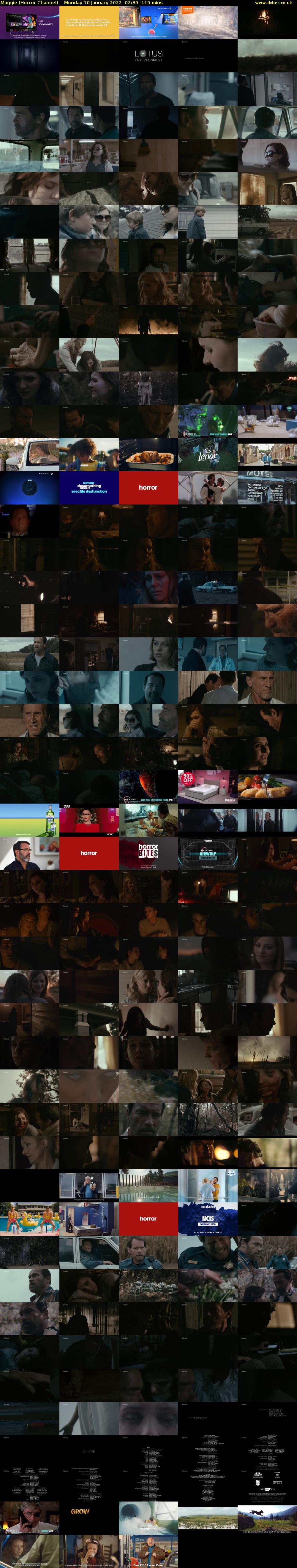 Maggie (Horror Channel) Monday 10 January 2022 02:35 - 04:30