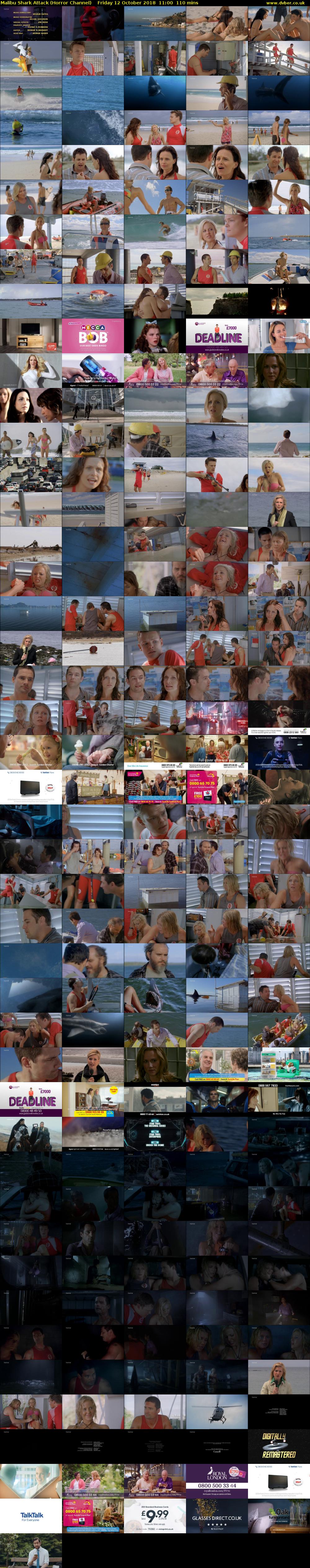 Malibu Shark Attack (Horror Channel) Friday 12 October 2018 11:00 - 12:50
