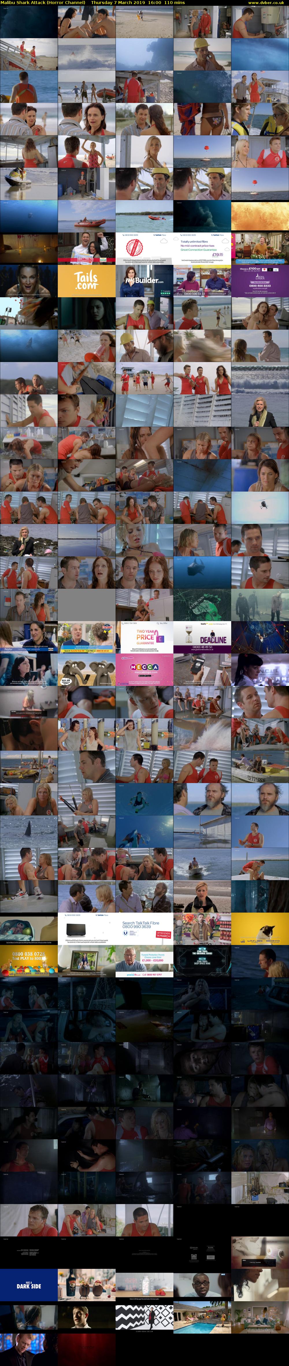 Malibu Shark Attack (Horror Channel) Thursday 7 March 2019 16:00 - 17:50