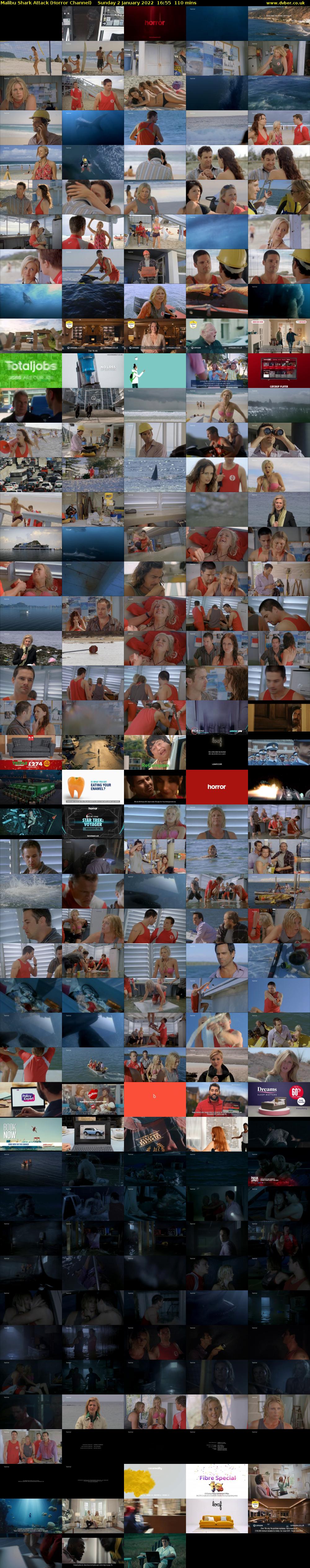 Malibu Shark Attack (Horror Channel) Sunday 2 January 2022 16:55 - 18:45