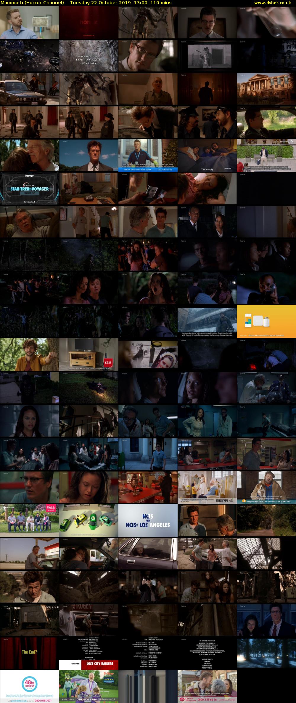 Mammoth (Horror Channel) Tuesday 22 October 2019 13:00 - 14:50
