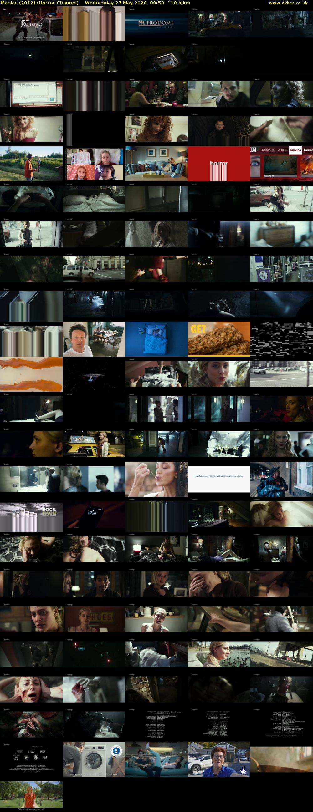 Maniac (2012) (Horror Channel) Wednesday 27 May 2020 00:50 - 02:40