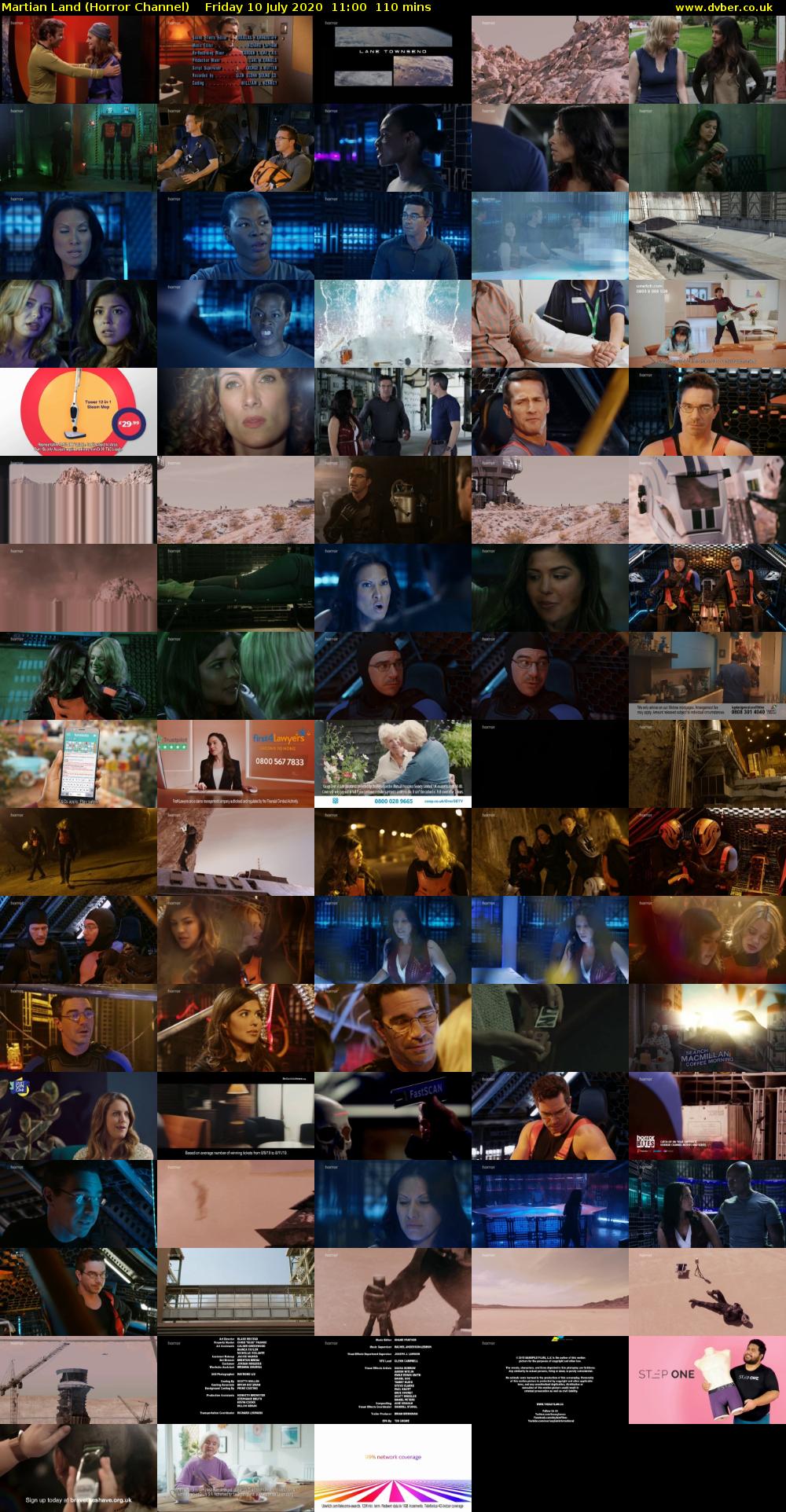 Martian Land (Horror Channel) Friday 10 July 2020 11:00 - 12:50