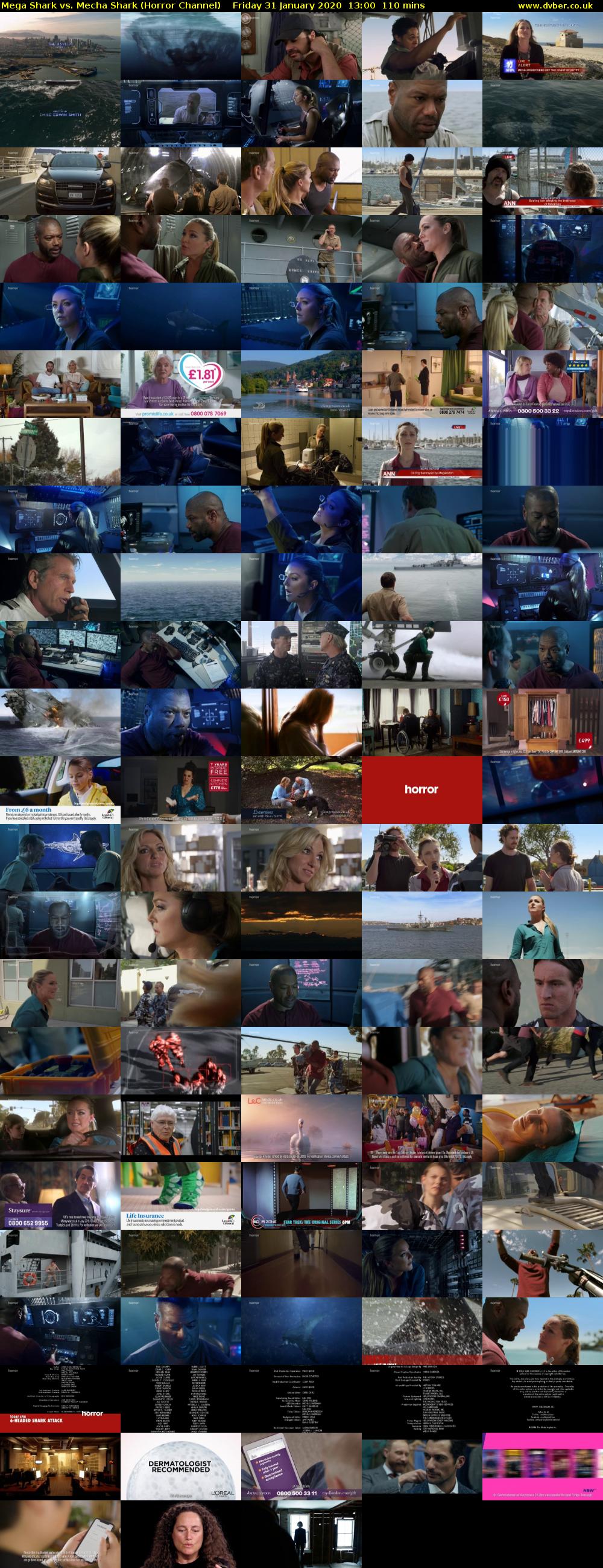 Mega Shark vs. Mecha Shark (Horror Channel) Friday 31 January 2020 13:00 - 14:50