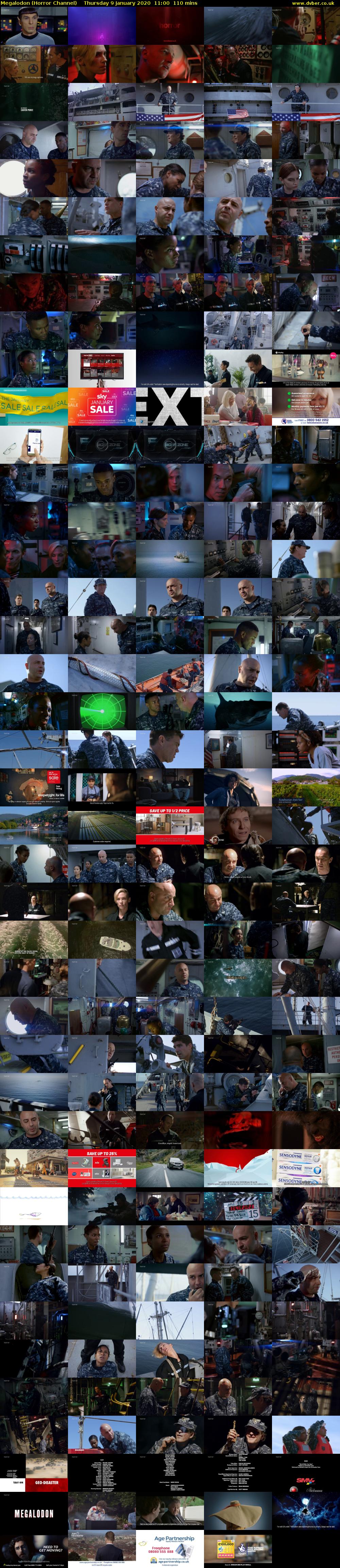 Megalodon (Horror Channel) Thursday 9 January 2020 11:00 - 12:50