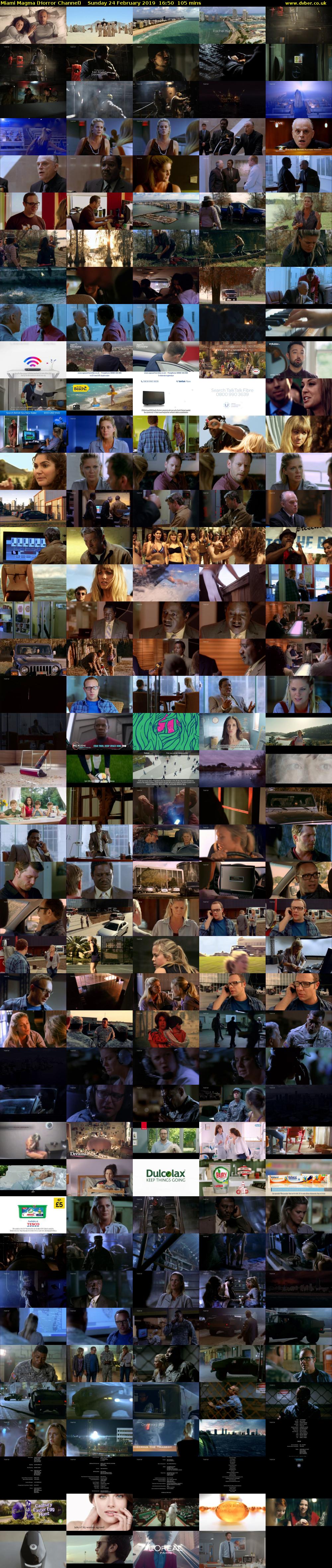 Miami Magma (Horror Channel) Sunday 24 February 2019 16:50 - 18:35