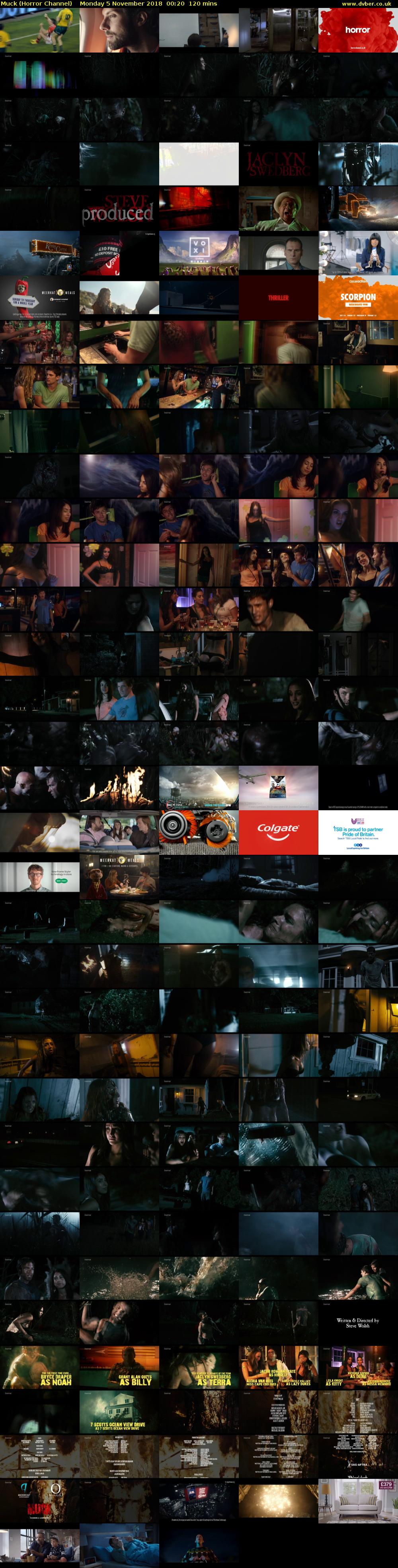Muck (Horror Channel) Monday 5 November 2018 00:20 - 02:20