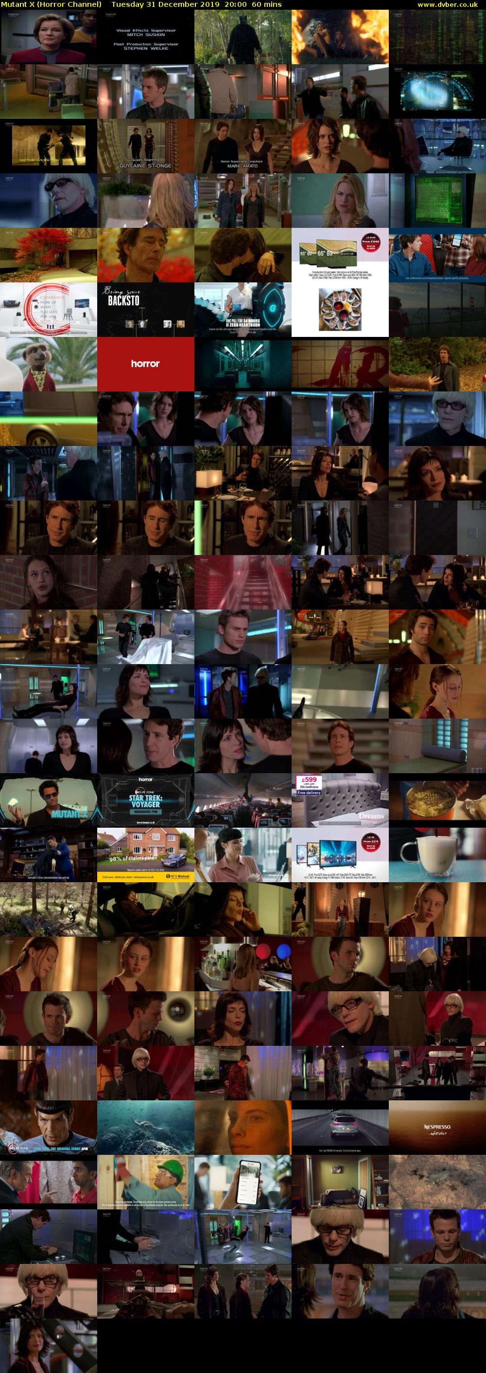 Mutant X (Horror Channel) Tuesday 31 December 2019 20:00 - 21:00