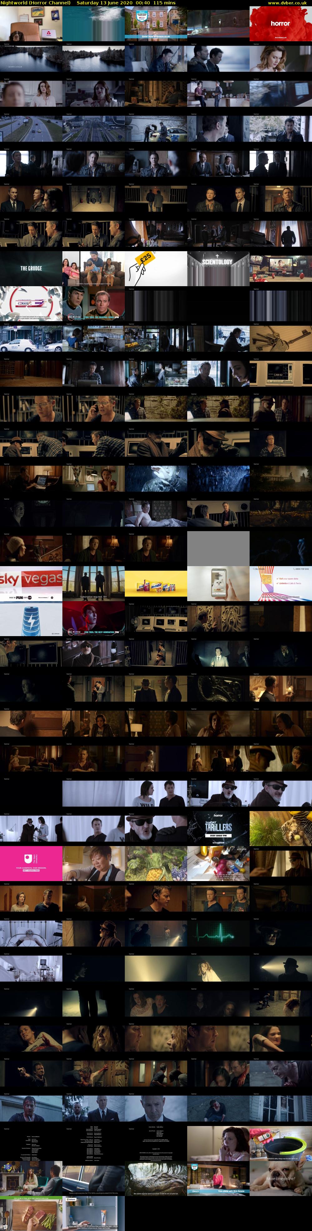 Nightworld (Horror Channel) Saturday 13 June 2020 00:40 - 02:35