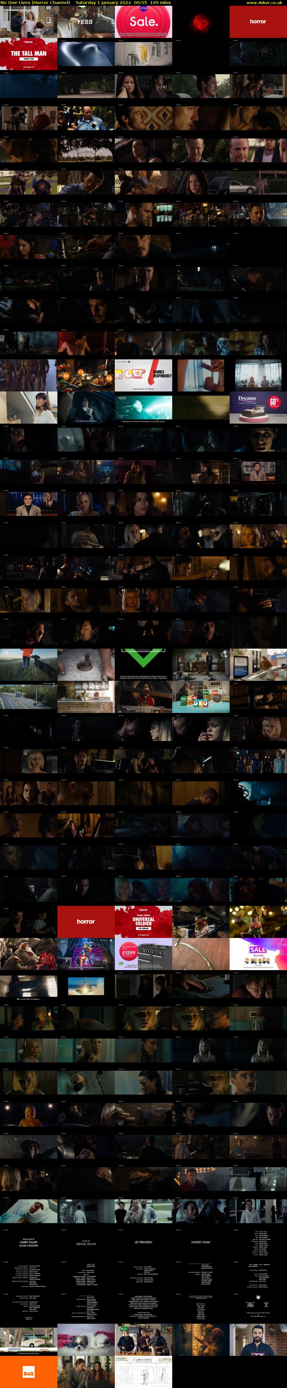 No One Lives (Horror Channel) Saturday 1 January 2022 00:55 - 02:40