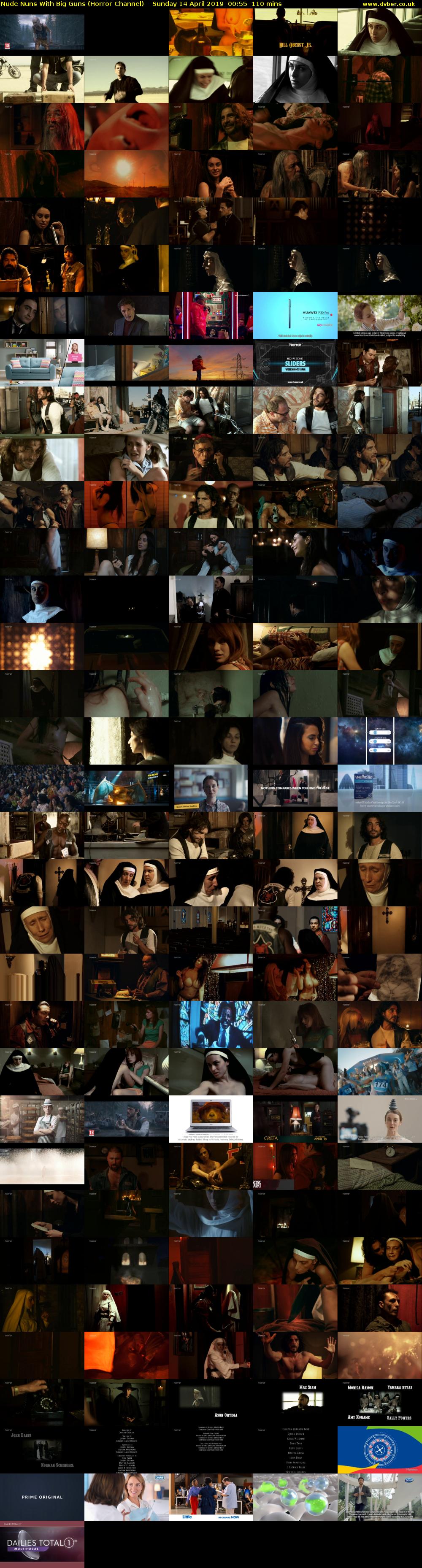 Nude Nuns With Big Guns (Horror Channel) Sunday 14 April 2019 00:55 - 02:45
