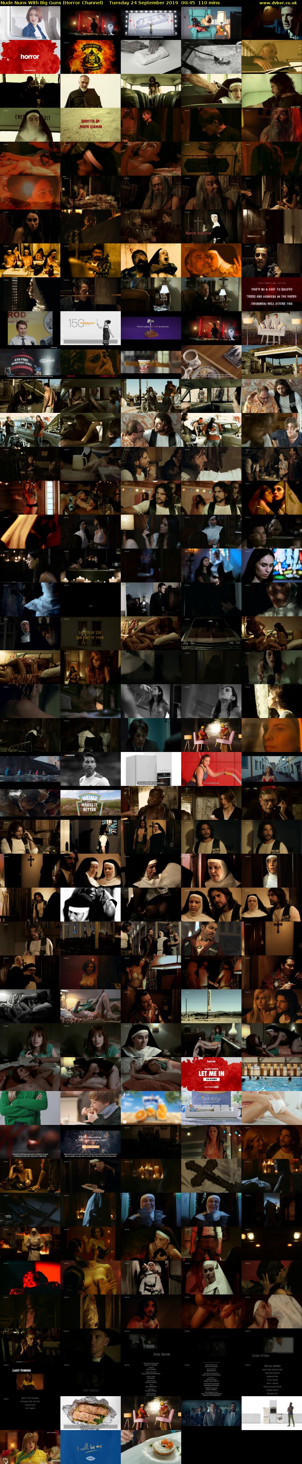 Nude Nuns With Big Guns (Horror Channel) Tuesday 24 September 2019 00:45 - 02:35