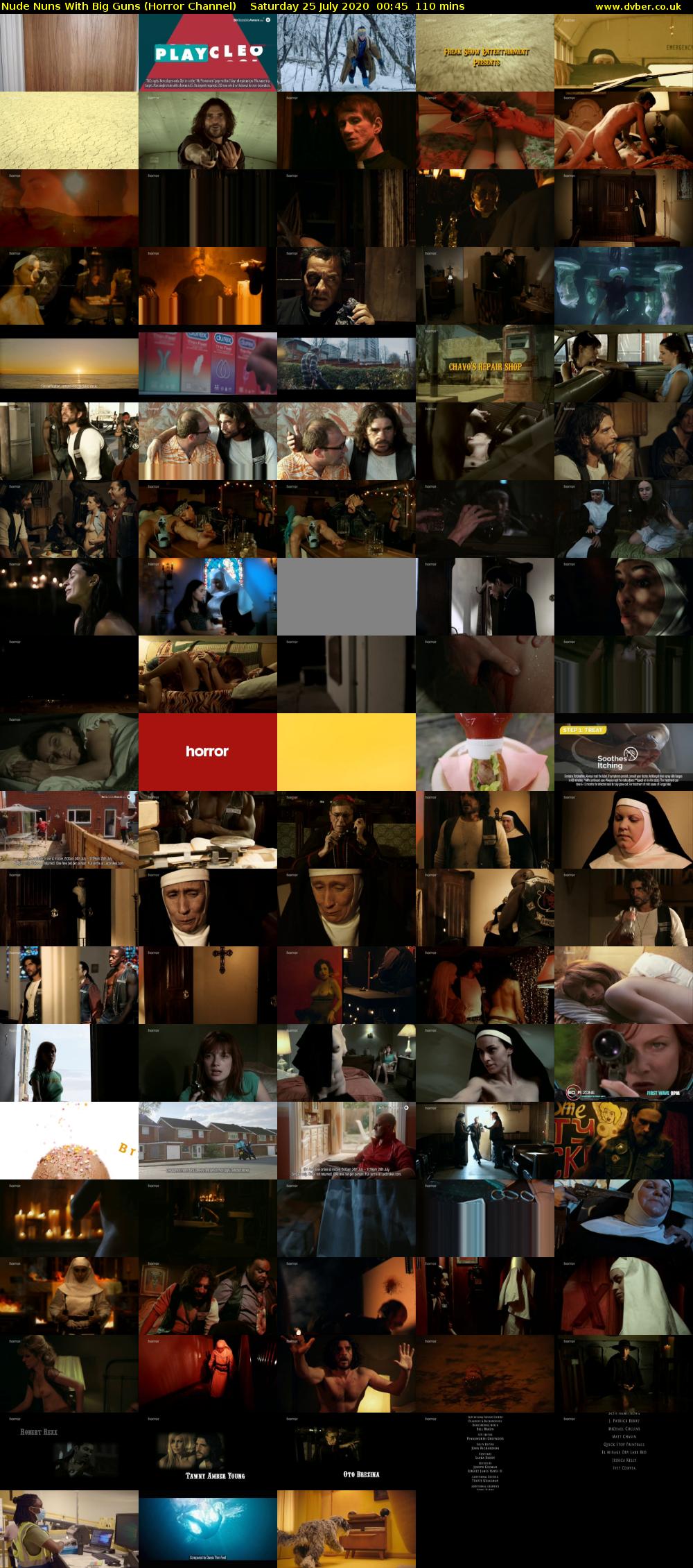 Nude Nuns With Big Guns (Horror Channel) Saturday 25 July 2020 00:45 - 02:35