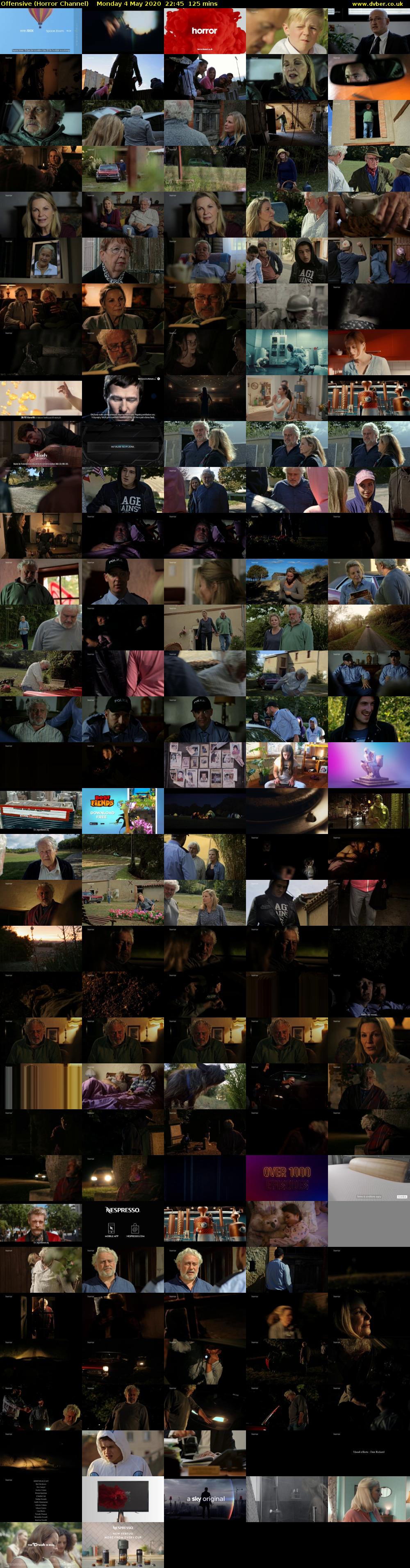 Offensive (Horror Channel) Monday 4 May 2020 22:45 - 00:50