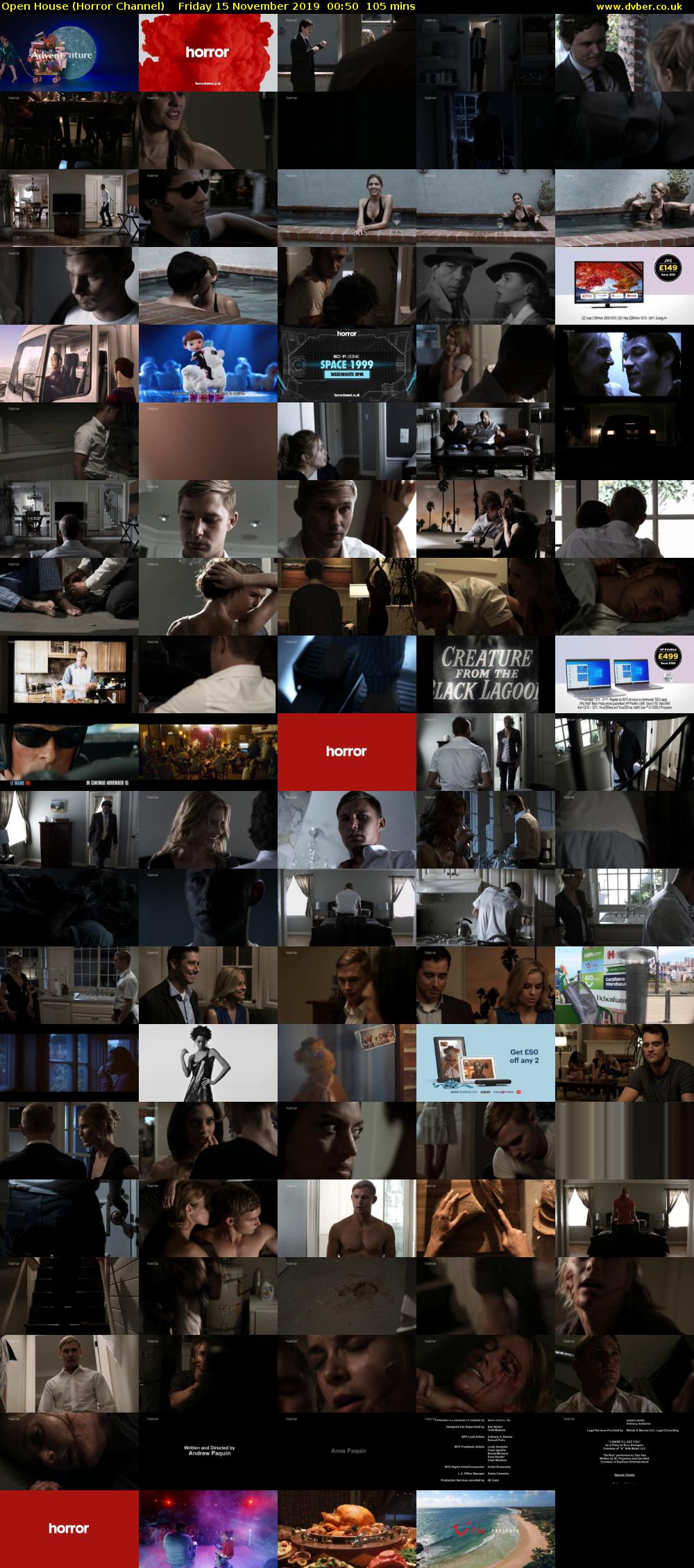 Open House (Horror Channel) Friday 15 November 2019 00:50 - 02:35