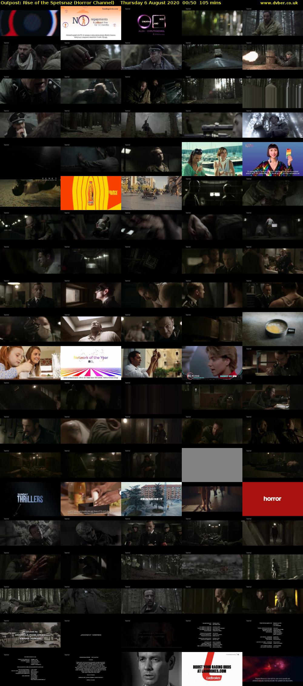 Outpost: Rise of the Spetsnaz (Horror Channel) Thursday 6 August 2020 00:50 - 02:35