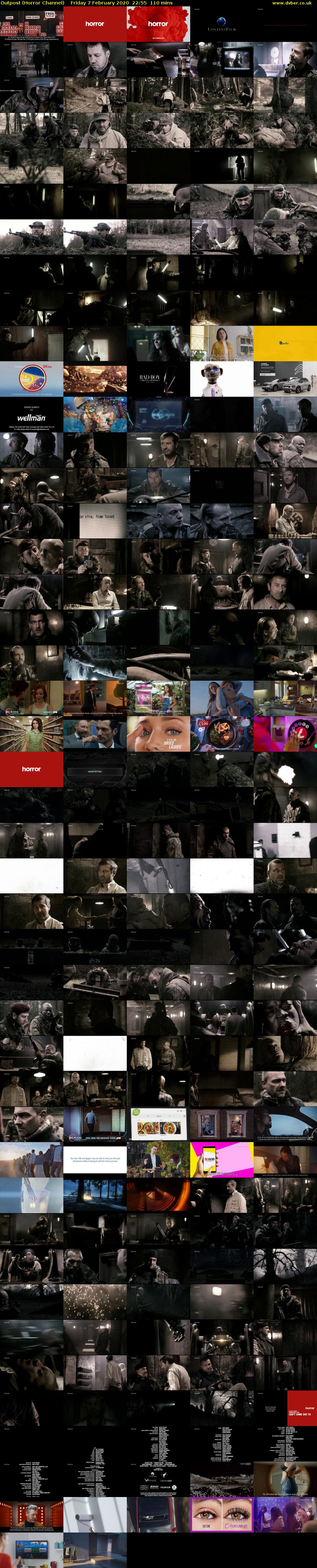 Outpost (Horror Channel) Friday 7 February 2020 22:55 - 00:45