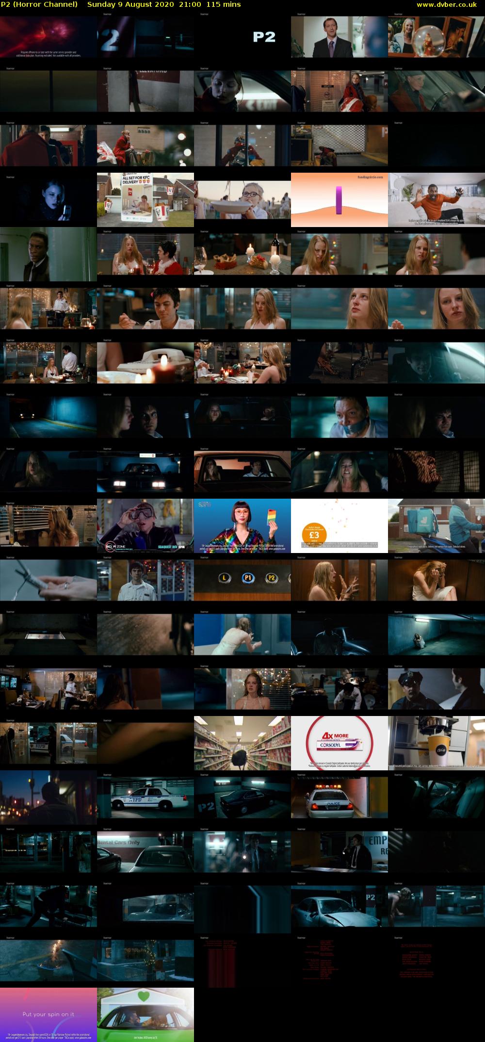 P2 (Horror Channel) Sunday 9 August 2020 21:00 - 22:55