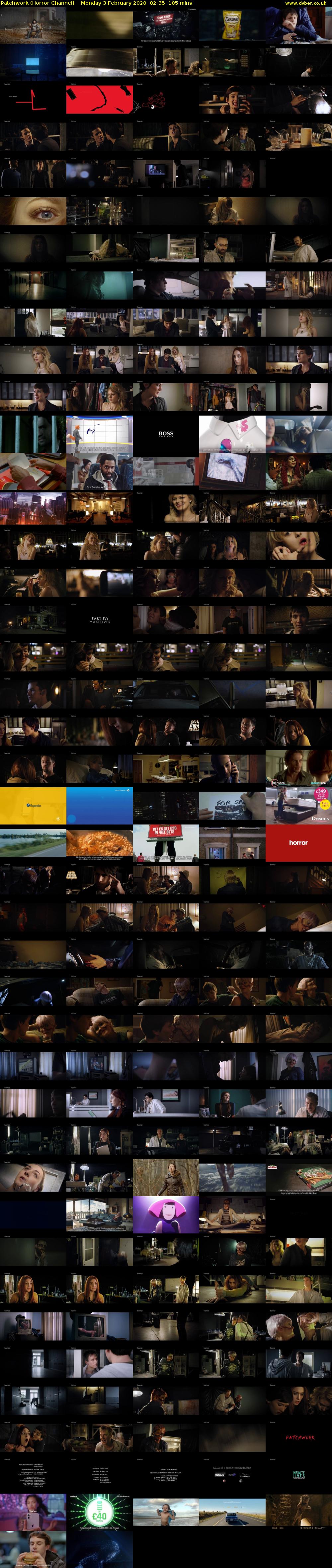 Patchwork (Horror Channel) Monday 3 February 2020 02:35 - 04:20