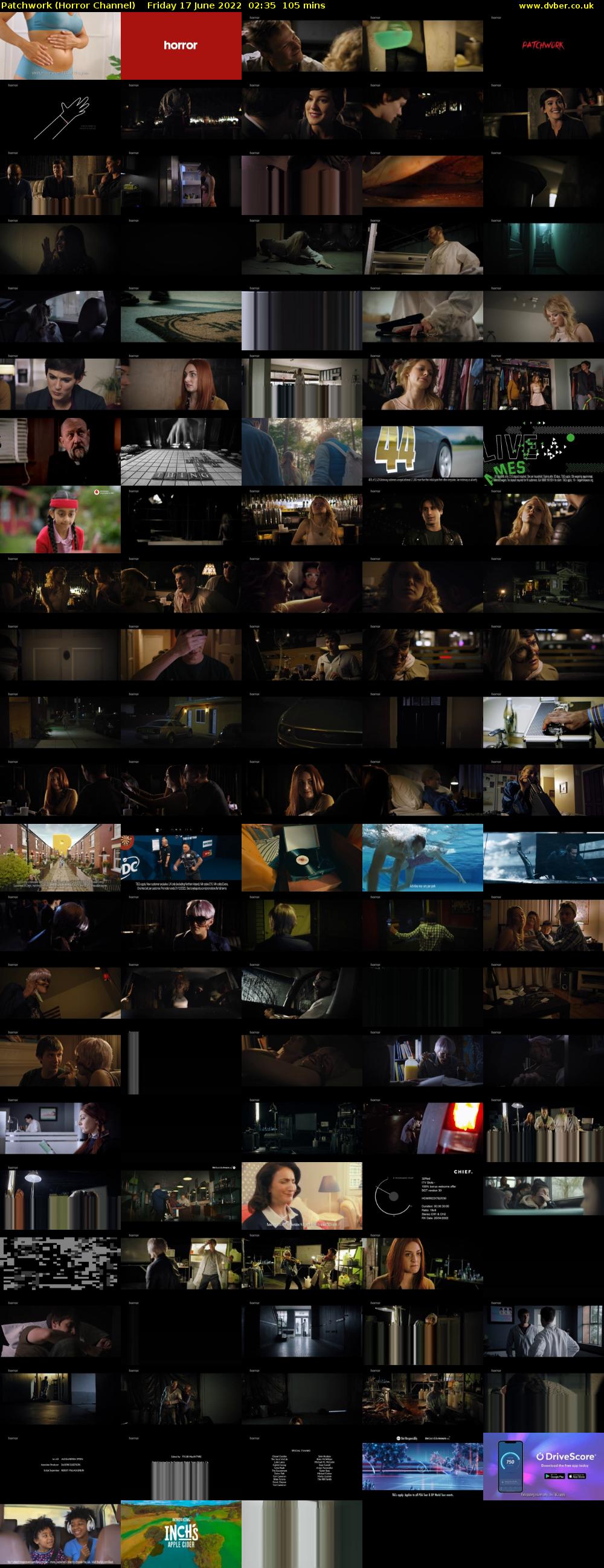 Patchwork (Horror Channel) Friday 17 June 2022 02:35 - 04:20