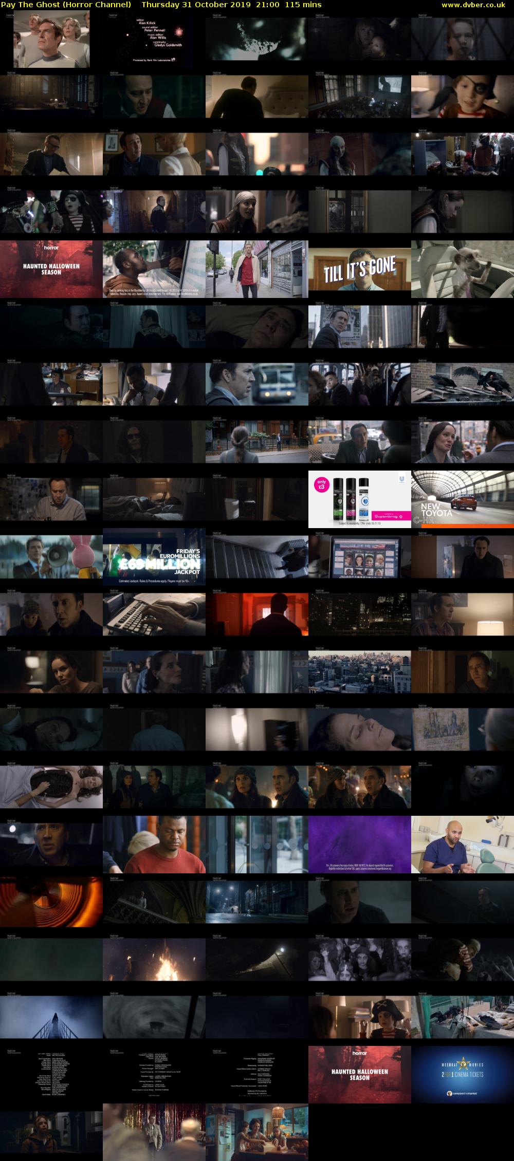 Pay The Ghost (Horror Channel) Thursday 31 October 2019 21:00 - 22:55