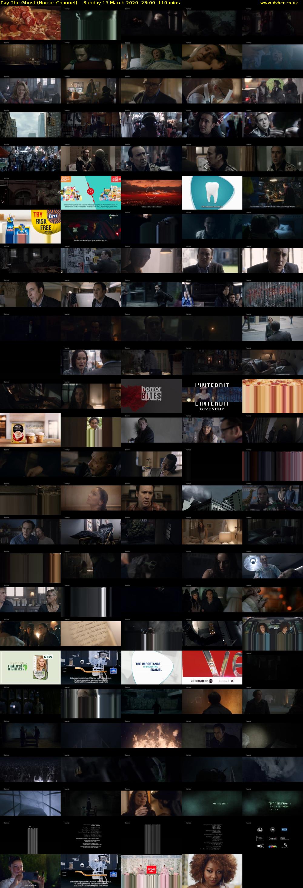 Pay The Ghost (Horror Channel) Sunday 15 March 2020 23:00 - 00:50