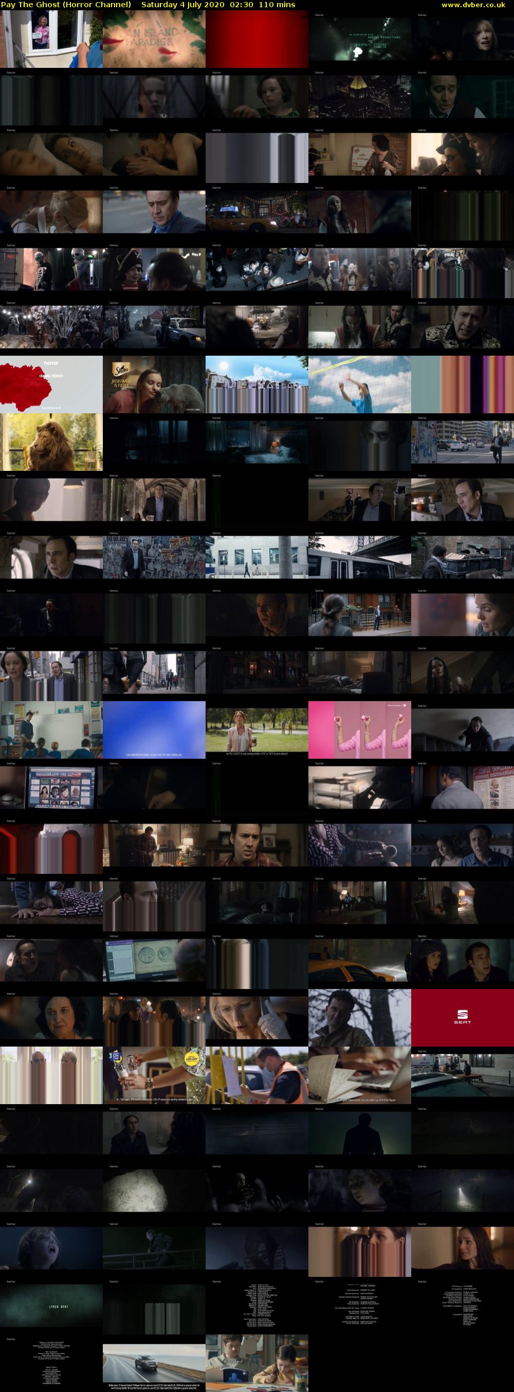 Pay The Ghost (Horror Channel) Saturday 4 July 2020 02:30 - 04:20