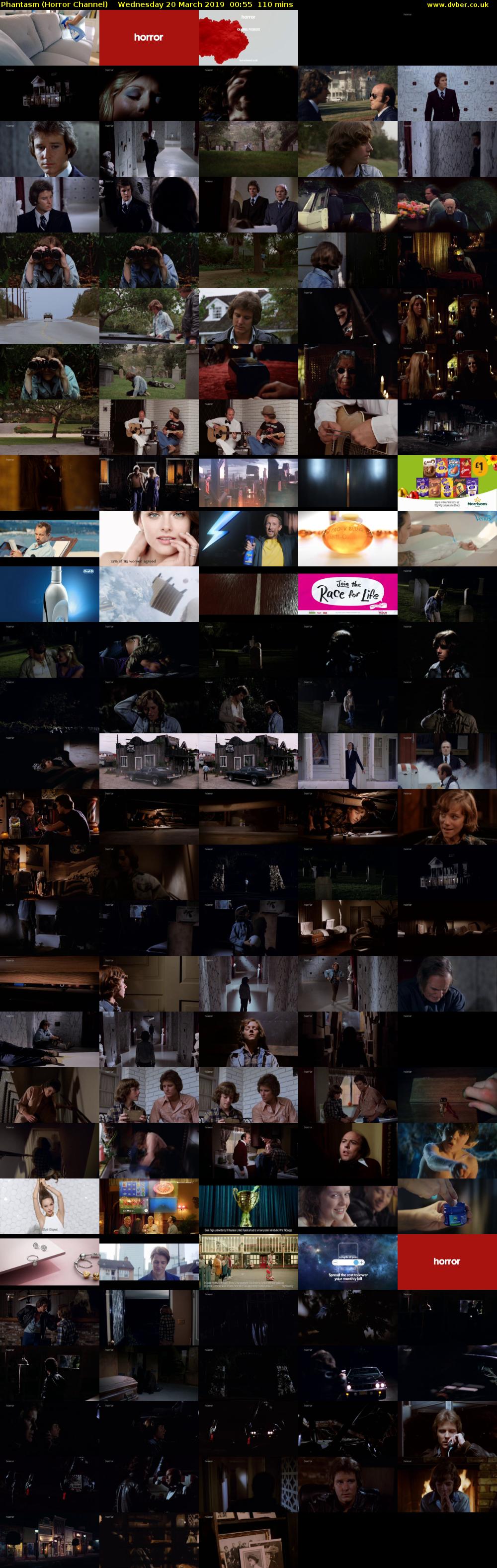Phantasm (Horror Channel) Wednesday 20 March 2019 00:55 - 02:45