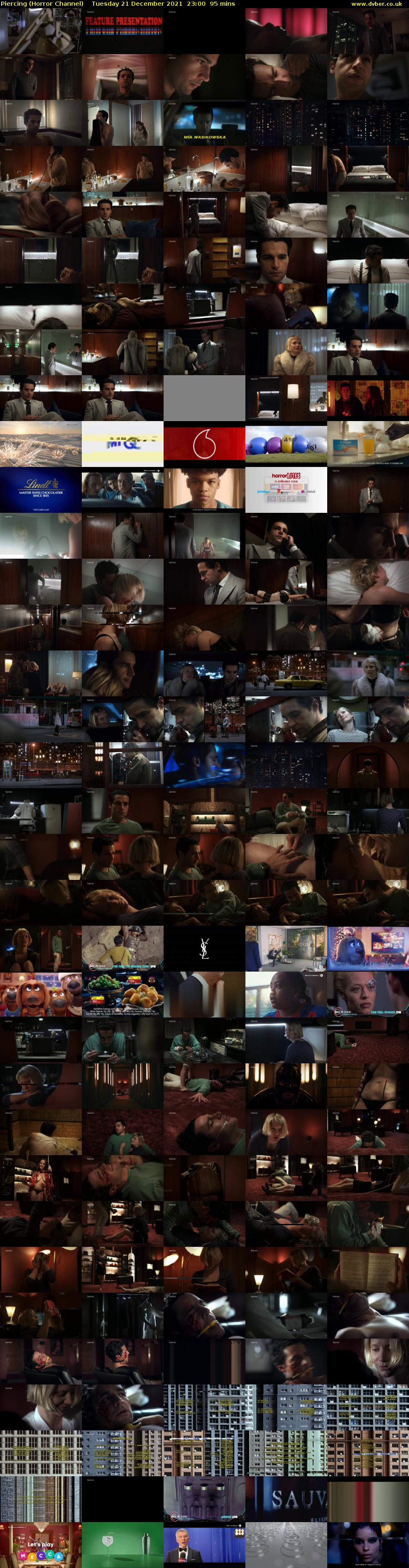 Piercing (Horror Channel) Tuesday 21 December 2021 23:00 - 00:35