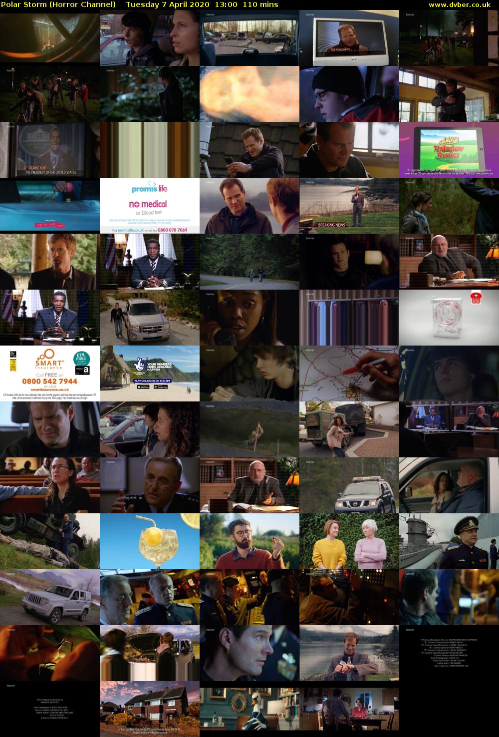 Polar Storm (Horror Channel) Tuesday 7 April 2020 13:00 - 14:50