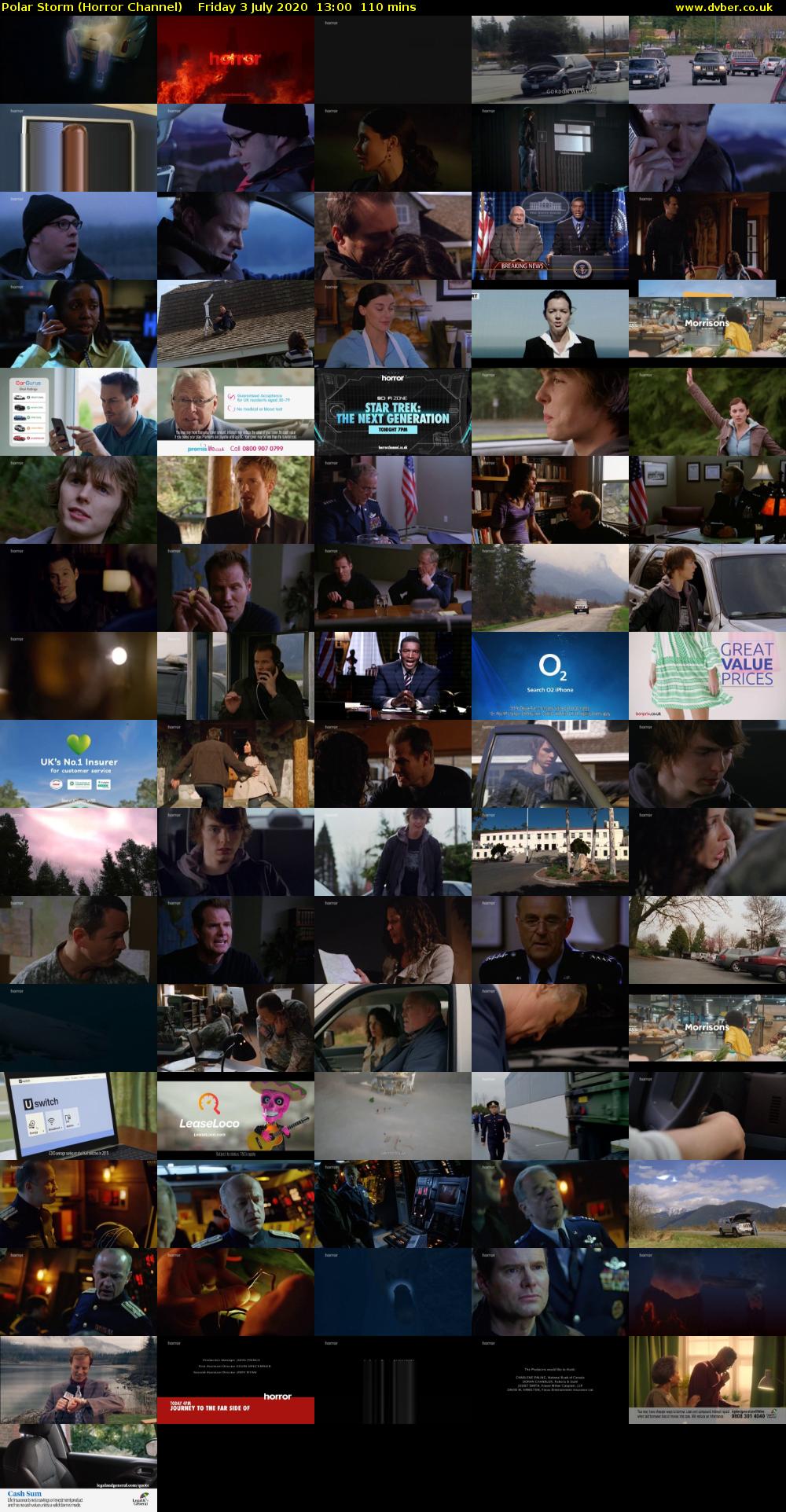 Polar Storm (Horror Channel) Friday 3 July 2020 13:00 - 14:50