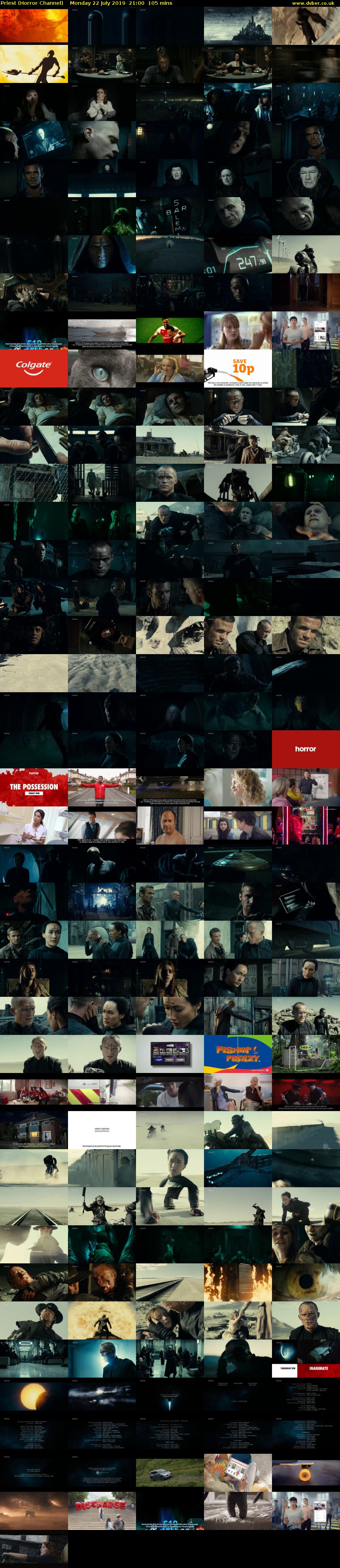 Priest (Horror Channel) Monday 22 July 2019 21:00 - 22:45